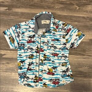 Free Planet Gray Cotton Shirt